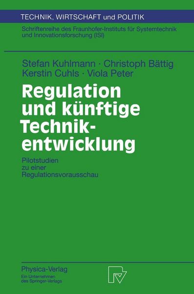 Produktbild: Regulation und k&uuml;nftige Technikentwicklung