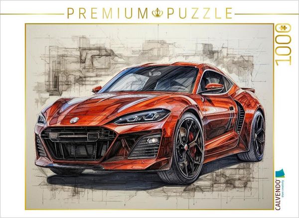 Produktbild: CALVENDO Puzzle Sportwagen | 1000 Teile Lege-Gr&ouml;&szlig;e 64x48cm Foto-Puzzle f&uuml;r gl&uuml;ckliche Stunden