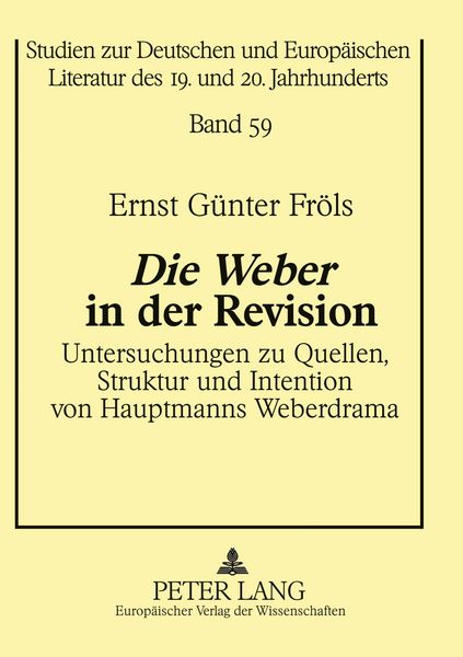 Produktbild: &laquo;Die Weber&raquo; in der Revision