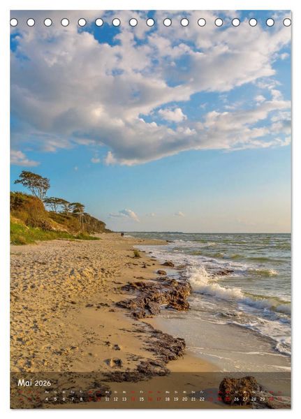 Produktbild: Wunderbare Ostseelandschaft Fischland-Dar&szlig;-Zingst (Tischkalender 2026 DIN A5 hoch), CALVENDO Monatskalender