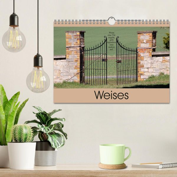 Produktbild: Weises (Wandkalender 2026 DIN A4 quer), CALVENDO Monatskalender