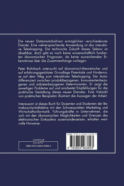 Produktbild: Interaktives Teleshopping