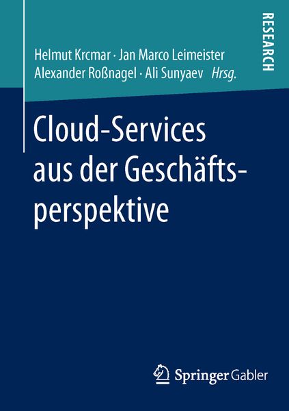 Produktbild: Cloud-Services aus der Gesch&auml;ftsperspektive