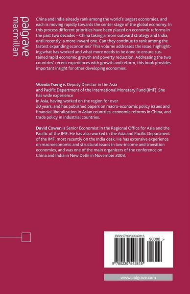 Produktbild: India's and China's Recent Experience with Reform and Growth