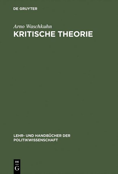 Produktbild: Kritische Theorie