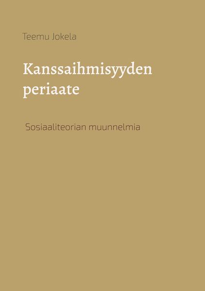 Produktbild: Kanssaihmisyyden periaate