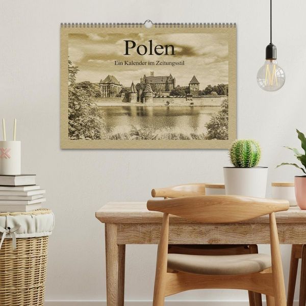 Produktbild: Polen &ndash; Ein Kalender im Zeitungsstil (Wandkalender 2027 DIN A3 quer), CALVENDO Monatskalender