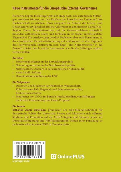 Produktbild: Neue Instrumente f&uuml;r die Europ&auml;ische External Governance