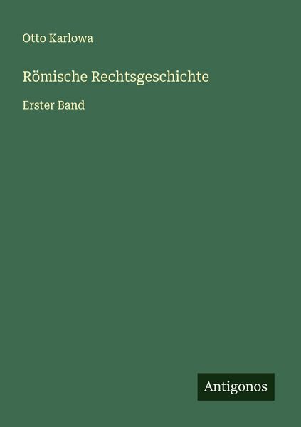 Produktbild: R&ouml;mische Rechtsgeschichte
