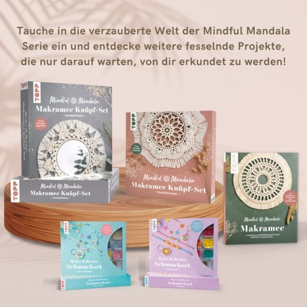 Produktbild: Mindful Mandala - Schmuckset Calm down. Mit Anleitung und Material f&uuml;r 5 Schmuckst&uuml;cke