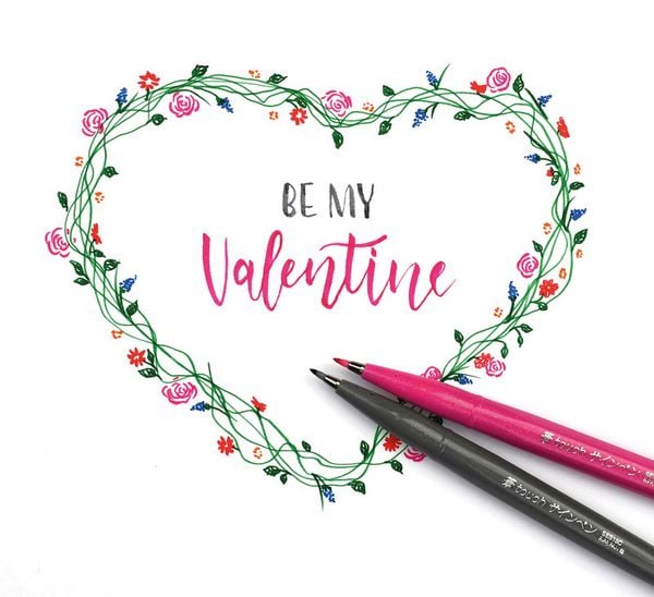 Produktbild: PENTEL Pinselstift Sign Pen Brush, pink