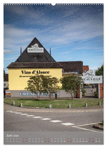 Produktbild: Ribeauville (Wandkalender 2026 DIN A2 hoch), CALVENDO Monatskalender