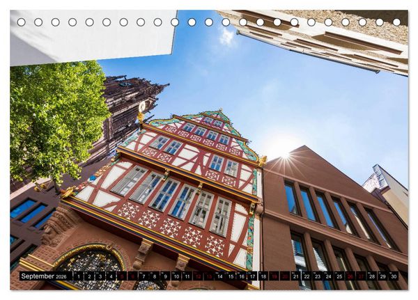 Produktbild: FRANKFURT Impressionen aus Mainhattan (Tischkalender 2026 DIN A5 quer), CALVENDO Monatskalender