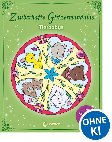 Produktbild: Zauberhafte Glitzermandalas: Tierbabys