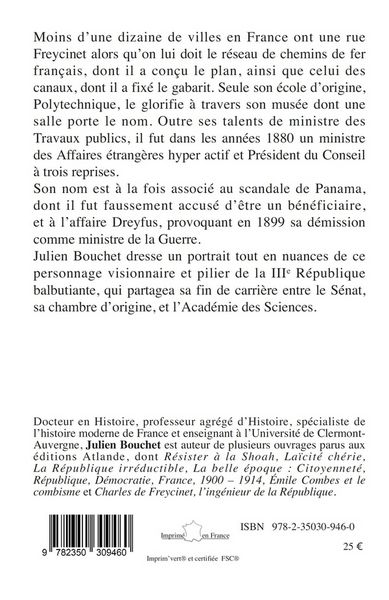 Produktbild: Charles de Freycinet : Batisseur de la Republique