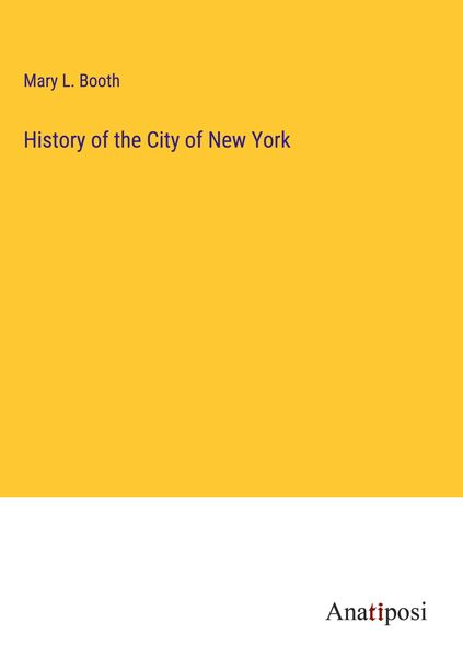 Produktbild: History of the City of New York