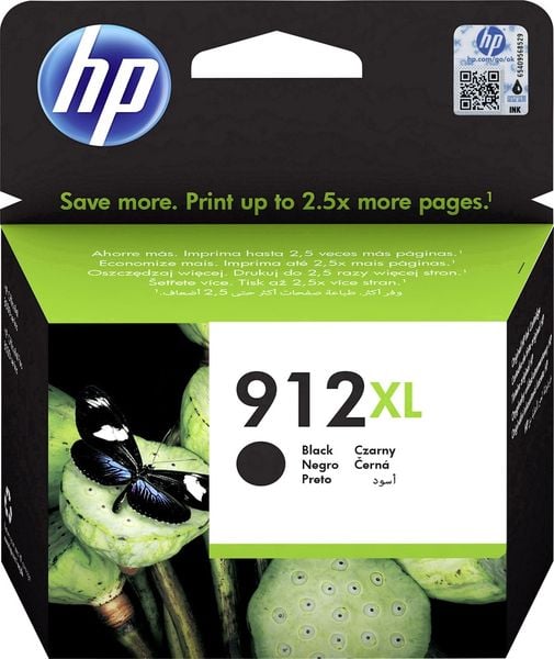 HP 912XL Druckerpatrone Original Schwarz 3YL84AE Tinte