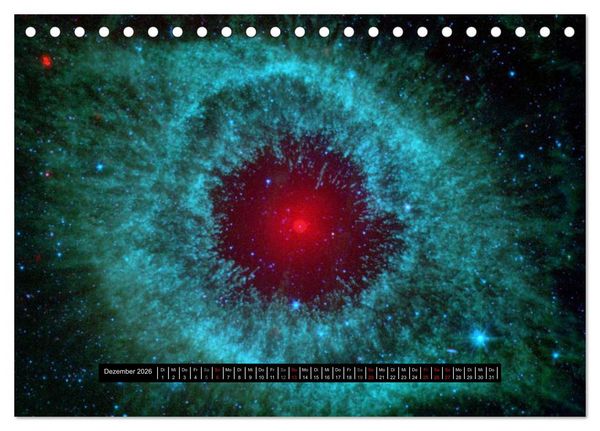 Produktbild: Planetarischer Nebel (Tischkalender 2026 DIN A5 quer), CALVENDO Monatskalender