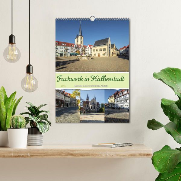Produktbild: Fachwerk in Halberstadt (Wandkalender 2026 DIN A3 hoch), CALVENDO Monatskalender