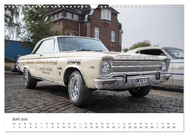 Produktbild: Amerikanische Oldtimer - Vintage US Cars auf Hamburgs Stra&szlig;en (Wandkalender 2026 DIN A3 quer), CALVENDO Monatskalender