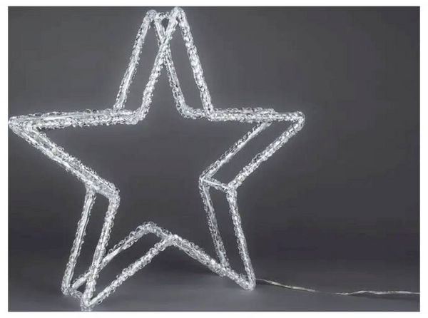 Produktbild: Konstsmide 4403-103 LED-Weihnachtsstern Stern Warmwei&szlig; LED Klar