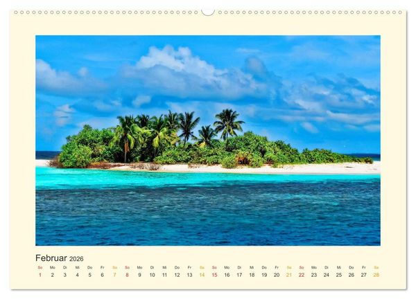 Produktbild: Malediven - mein Traum (hochwertiger Premium Wandkalender 2026 DIN A2 quer), Kunstdruck in Hochglanz