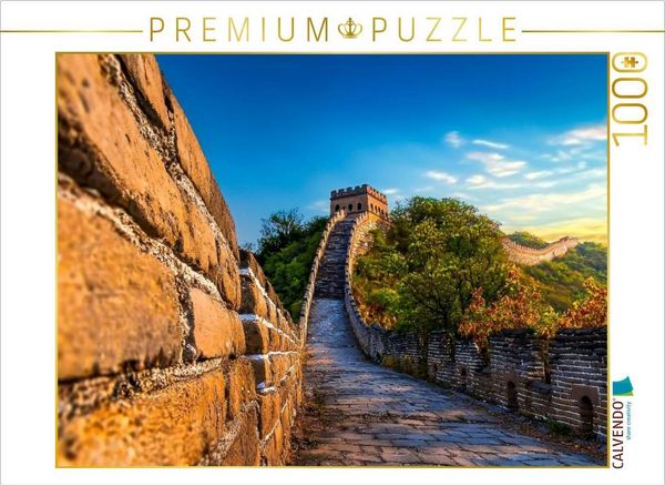 Produktbild: CALVENDO Puzzle Chinesische Mauer, China | 1000 Teile Lege-Gr&ouml;&szlig;e 64x48cm Foto-Puzzle f&uuml;r gl&uuml;ckliche Stunden