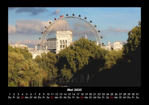 Produktbild: London 2025 Fotokalender DIN A3