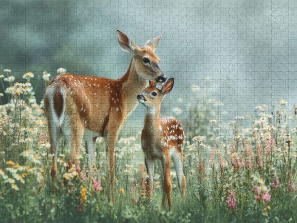 Produktbild: CALVENDO Puzzle Zart wie der Morgenwind | 1000 Teile Lege-Gr&ouml;&szlig;e 64x48cm Foto-Puzzle f&uuml;r gl&uuml;ckliche Stunden