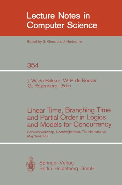 Produktbild: Linear Time, Branching Time and Partial Order in Logics and Models for Concurrency