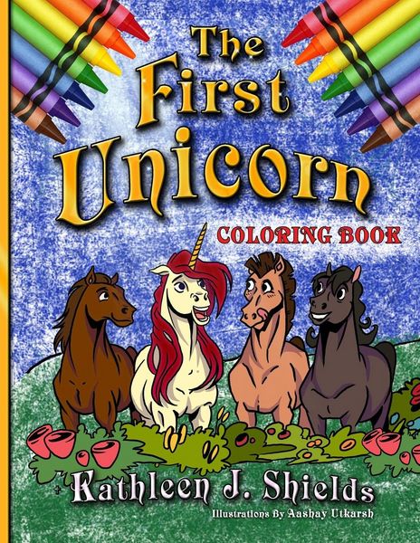 Produktbild: The First Unicorn - Coloring Book