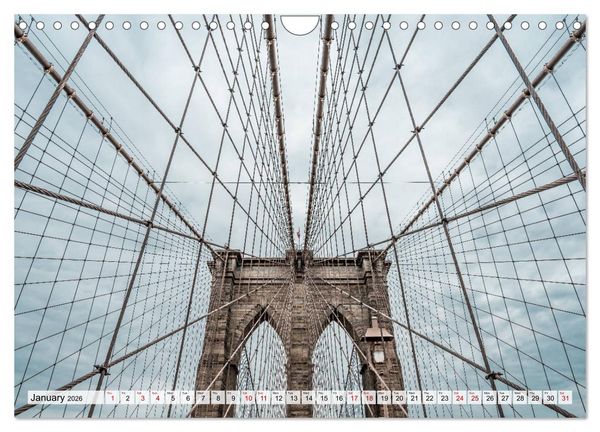 Produktbild: New York City Perspectives (Wall Calendar 2026 DIN A4 landscape), CALVENDO 12 Month Wall Calendar