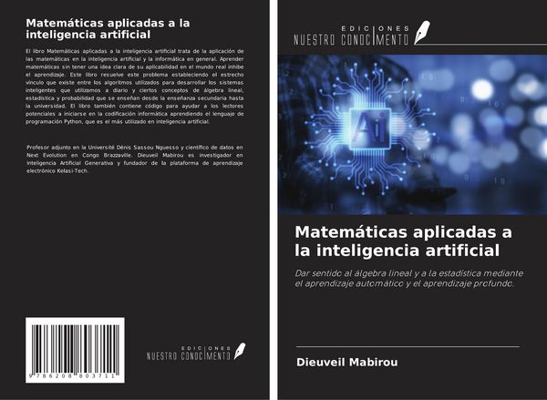 Produktbild: Matem&aacute;ticas aplicadas a la inteligencia artificial