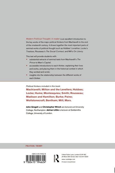 Produktbild: Modern Political Thought