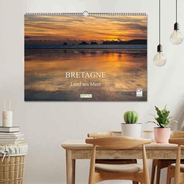 Produktbild: Bretagne - Land am Meer (Wandkalender 2026 DIN A2 quer), CALVENDO Monatskalender
