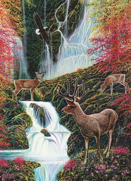 Produktbild: COBBLE HILL PUZZLES - Mystischer Wald 500 Teile