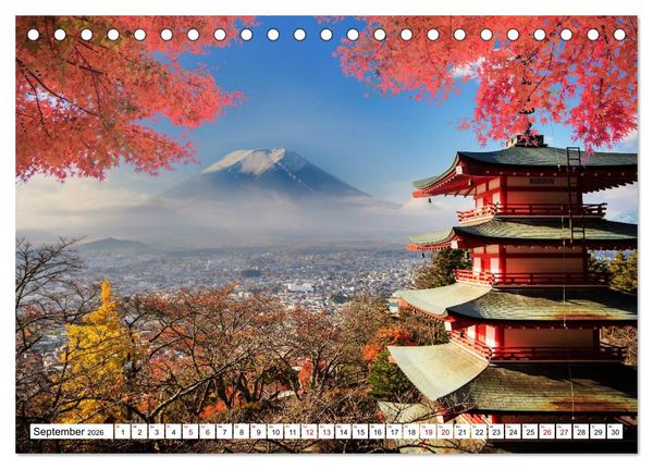 Produktbild: Japan. Im Land des L&auml;chelns (Tischkalender 2026 DIN A5 quer), CALVENDO Monatskalender