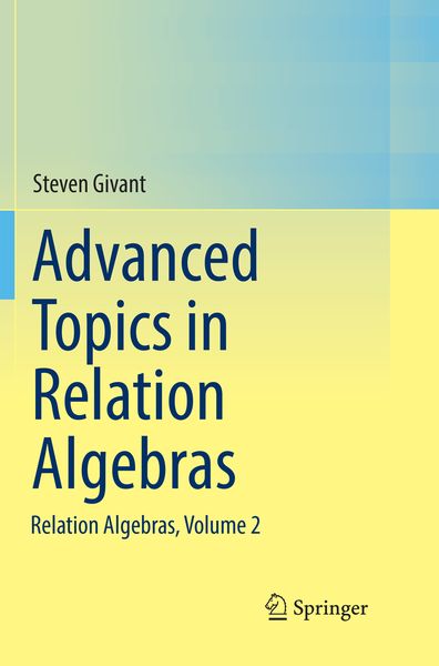 Produktbild: Advanced Topics in Relation Algebras