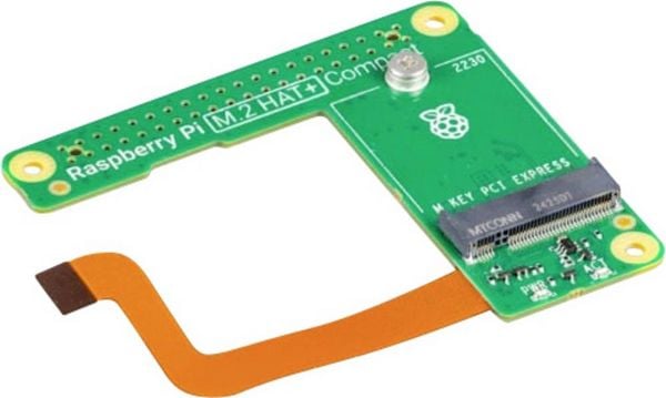 Produktbild: Raspberry Pi&reg; M.2 HAT+ Compact Erweiterungs-Platine
