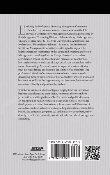 Produktbild: Exploring the Professional Identity of Management Consultants (Hc)