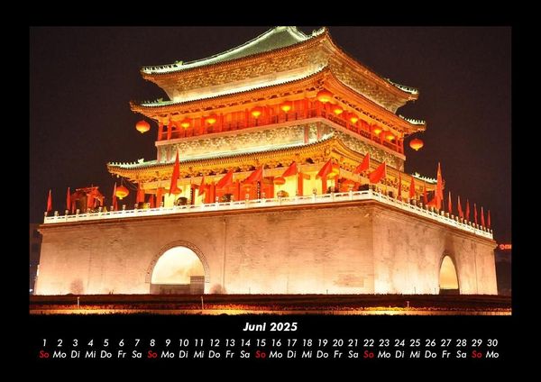 Produktbild: Tempel 2025 Fotokalender DIN A3