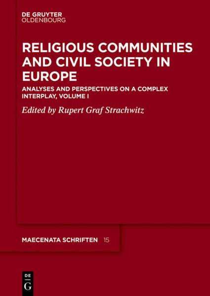 Produktbild: Religious Communities and Civil Society in Europe