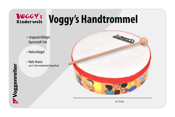 Produktbild: Handtrommel mit Schl&auml;gel