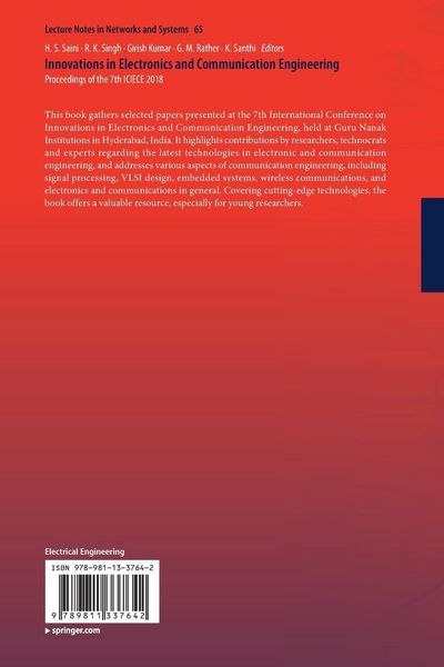 Produktbild: Innovations in Electronics and Communication Engineering