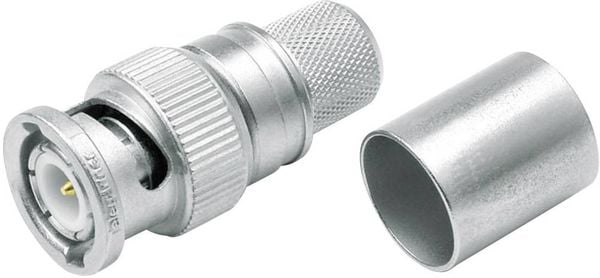 Produktbild: Teleg&auml;rtner 100023321 100023321 BNC-Steckverbinder Stecker, gerade 50Ω 1St.