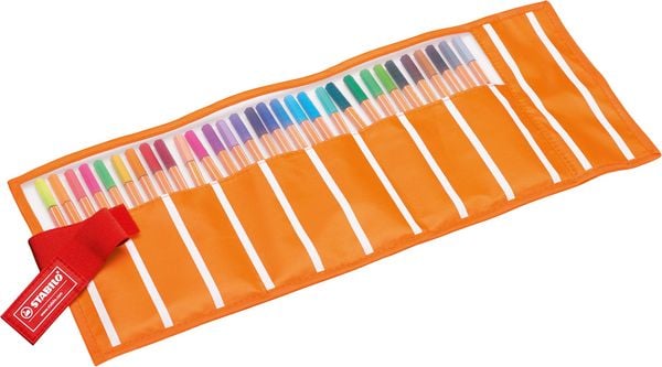 Produktbild: STABILO Fineliner -   point 88 - 30er Rollerset - mit 30 verschiedenen Farben