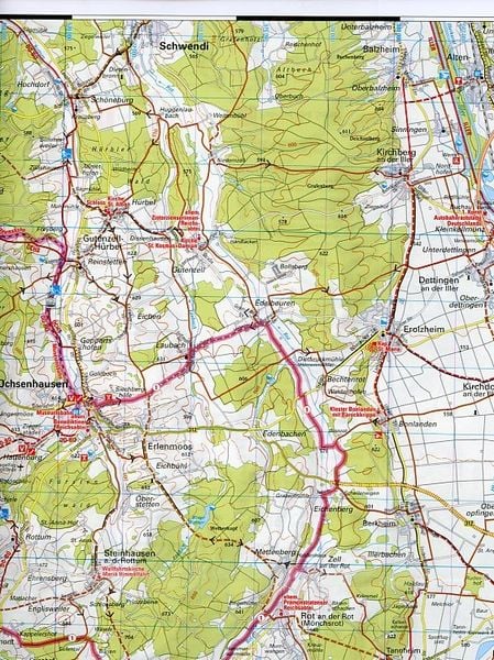 Produktbild: ADFC-Regionalkarte Allg&auml;u 1 : 75 000