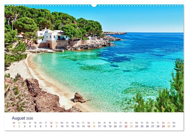 Produktbild: Mallorca - Meine Insel (Wandkalender 2026 DIN A2 quer), CALVENDO Monatskalender