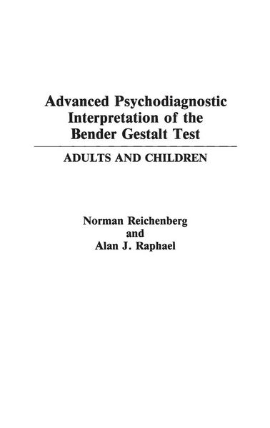 Produktbild: Advanced Psychodiagnostic Interpretation of the Bender Gestalt Test