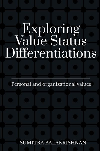 Produktbild: Exploring Value Status Differentiations-personal and organizational values